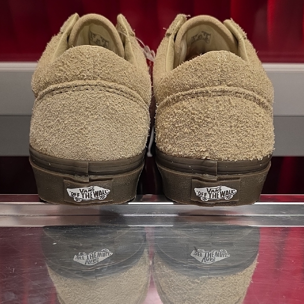Vans Old Skool Hairy Suede Khaki – Men’s 8 / Women’s 9.5 – New in Box - Picture 4 of 6